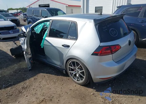 2017 Volkswagen Golf Gti S 4-Door from USA, damaged, VIN 3VW4T7AU6HM004837